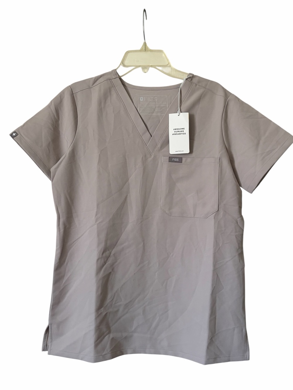 Figs Slate Catarina scrub top